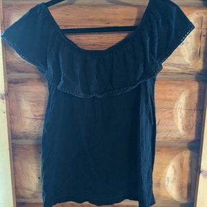 Black Old Navy Off Shoulder Top - Size S